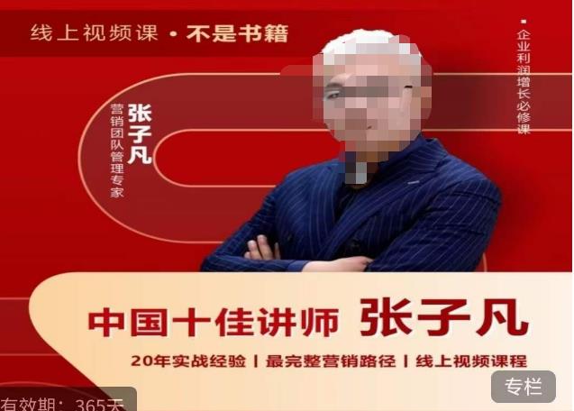 张子凡·20年实战经验，揭秘营销背后的底层逻辑，突破思维局限，从根本上破解营销难题-第一资源库