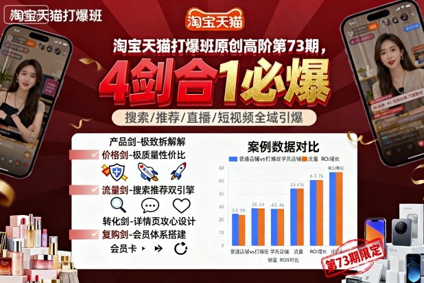 淘宝天猫打爆班原创高阶第73期，4剑合1必爆-第一资源库