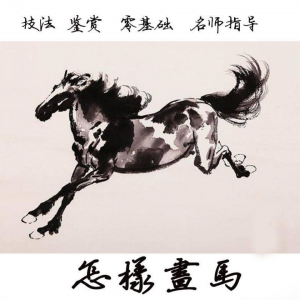 怎么画马视频教程教学自学画马技巧全套零基础入门到提高名水墨画-第一资源库