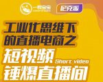 尼克派·工业化思维下的直播电商之短视频锤爆直播间，听话照做执行爆单-第一资源库