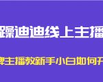 暴躁迪迪线上主播课，金牌主播教新手小白如何开播-第一资源库