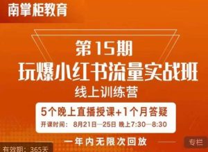 辛言玩爆小红书流量实战班,小红书种草是内容营销的重要流量入口-第一资源库