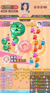 甜甜圈大战–2023抖音最新最火爆弹幕互动游戏【开播教程+起号教程+对接报白等】-第一资源库