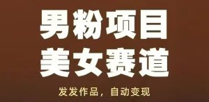 男粉项目美女赛道，发发作品，轻松获流自动变现-第一资源库