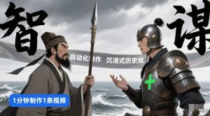 扣子工作流一键生成沉浸式历史故事，一天工作量，3分钟搞定-第一资源库