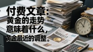 付费文章:黄金的走势意味着什么,如何看待黄金最近的调整-第一资源库