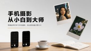 手机摄影从小白到大师，零基础带你学习手机摄影，拍出朋友圈点赞大片-第一资源库
