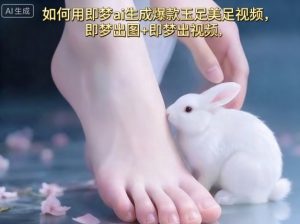 如何用即梦ai生成爆款玉足美足视频,即梦出图+即梦出视频,快速涨粉-第一资源库