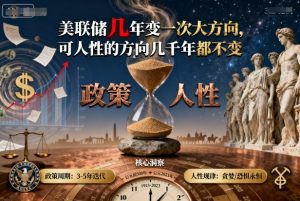 付费文章:美联储几年变一次大方向,可人性的方向几千年都不变-第一资源库