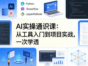 AI实操通识课，从工具入门到项目实战，一次学透-第一资源库