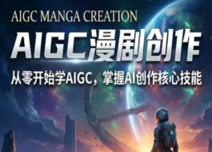 AIGC精品漫剧创作全流程解析,S级漫剧教学,从零开始学AIGC漫剧创作-第一资源库