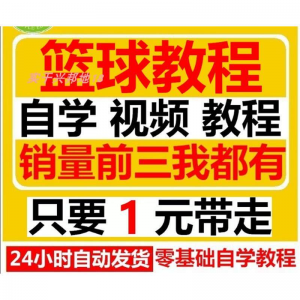 篮球视频教程大全教学训练教学课程基础打篮球技巧街球零基础入门-第一资源库