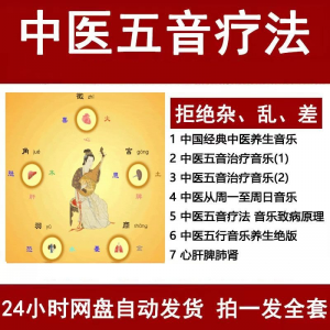 中医音乐疗法五行五音频视频养生馆全套宫商角徵疗愈解压音药mp3-第一资源库