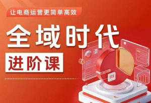 全域时代进阶课,更简单高效的全域投放实操,让电商运营更简单高效-第一资源库