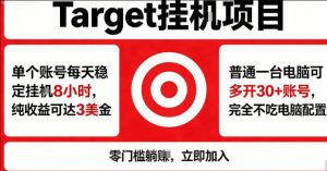 海外平台Target商品浏览曝光，24小时运行无需人工值守，日收益100美刀+电脑可多开【揭秘】-第一资源库